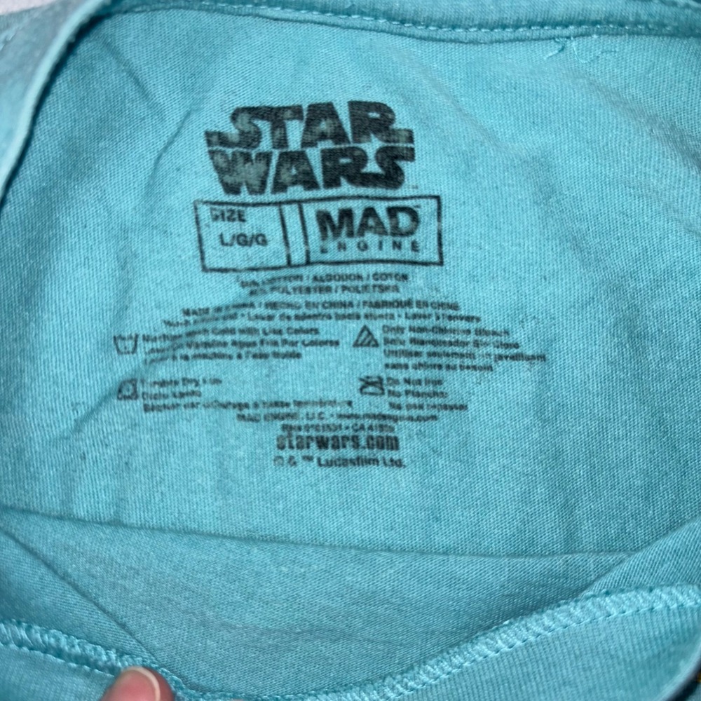 Star Wars T-Shirt Mandalorian Mando Bounty‎ Hunter Men's Large Graphic Tee - Picture 2 of 3